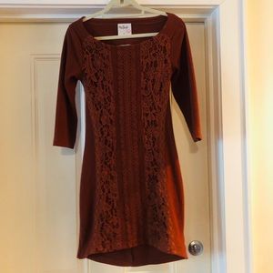Free People Open Back long sleeve Dress